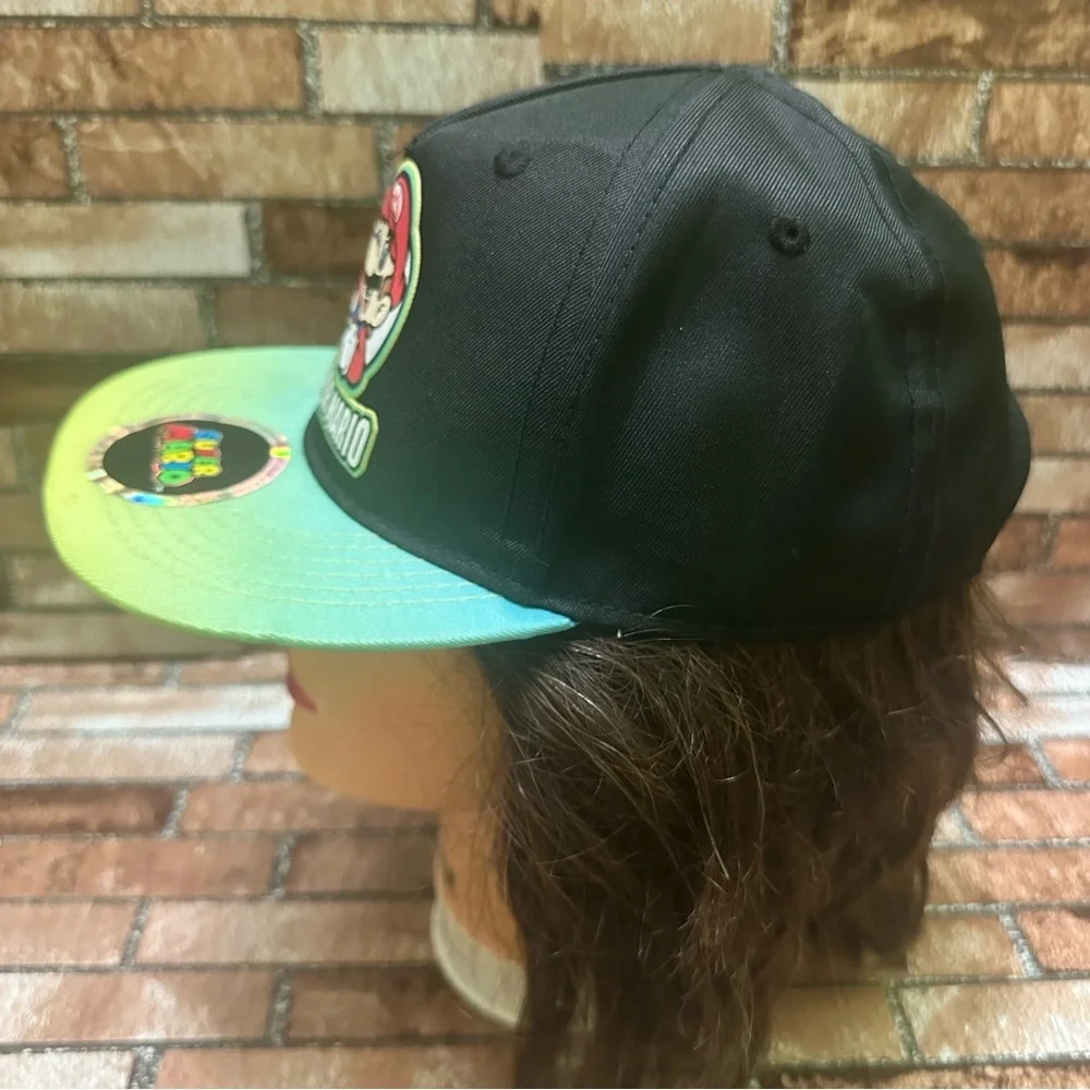 Nintendo Kids Cap - Black and Green